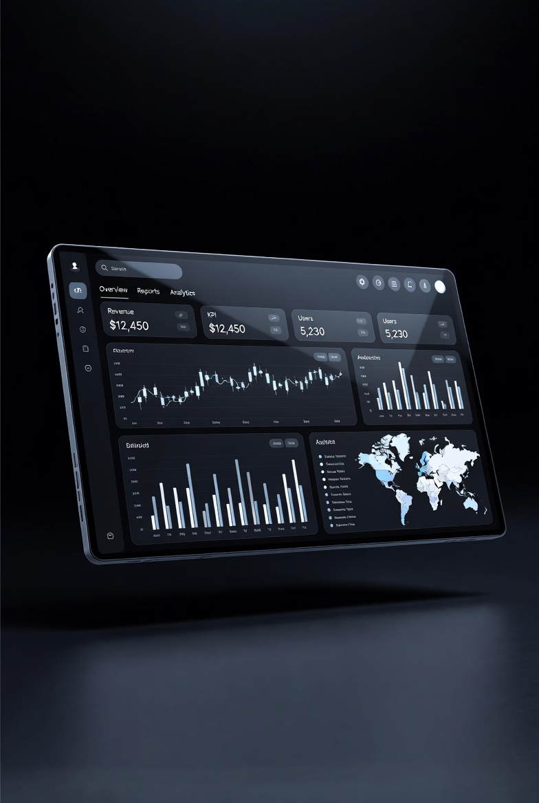 Data analytics and digital transformation dashboard