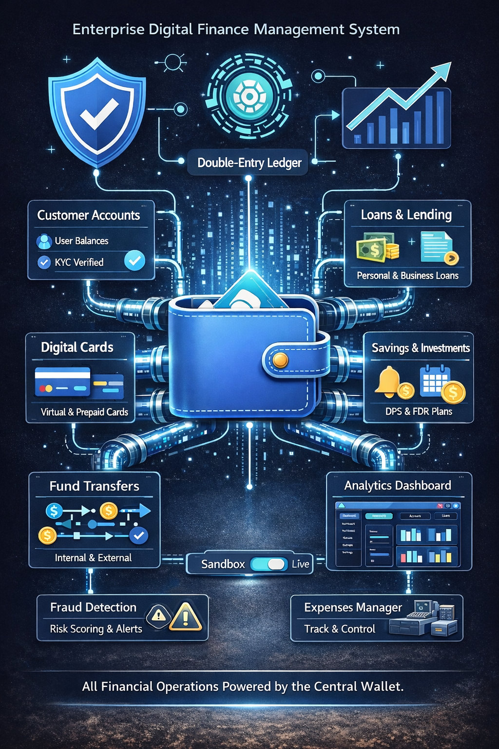 Konoz Enterprise Digital Finance System Architecture