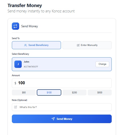 Konoz Money Transfer