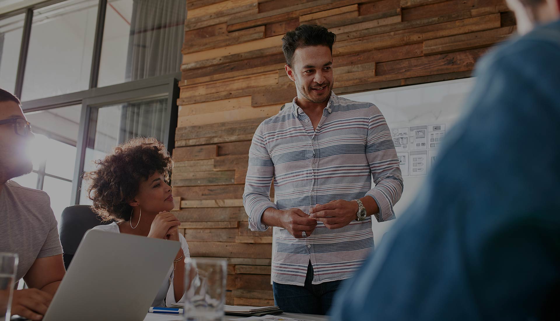 IT Realms team at work